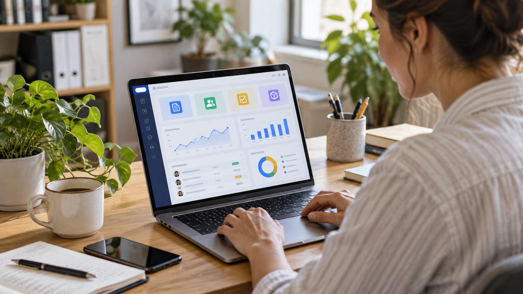 Programa de gestión empresarial para facturación, clientes y tareas